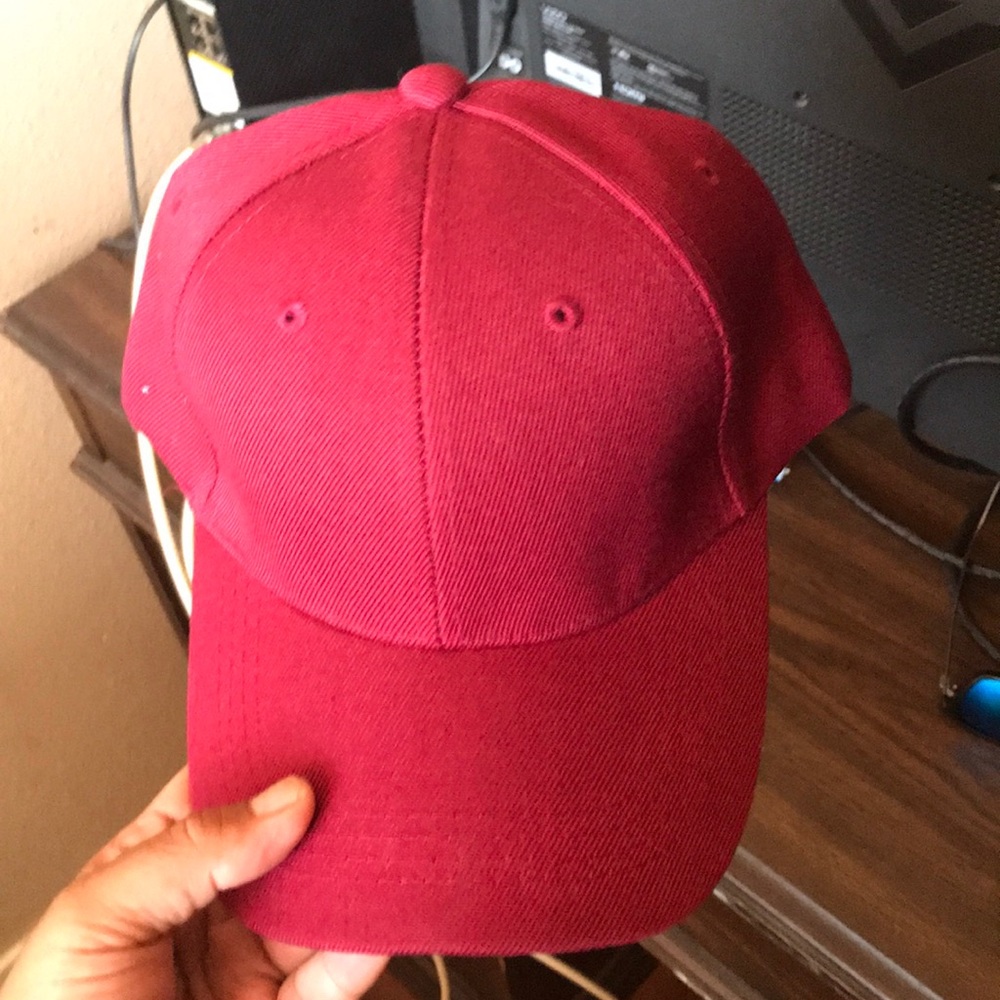 Brand new burgundy hat never worn